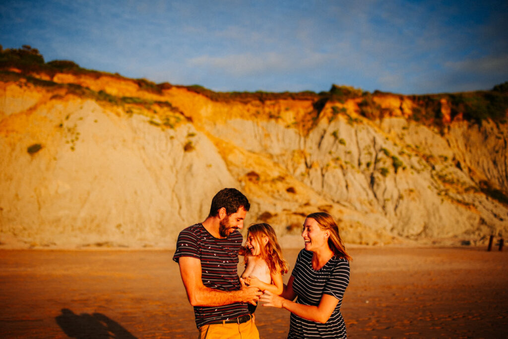 Séance photo coucher de soleil plage ilbarritz Biarritz, Pays Basque