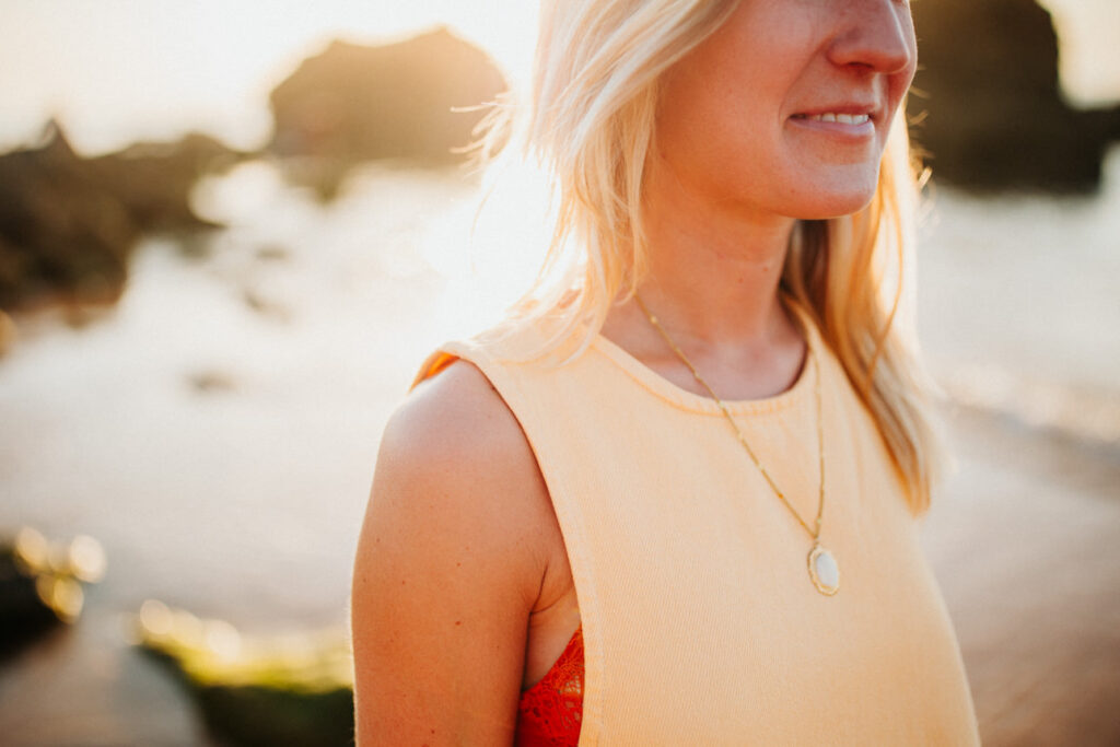 Séance photo portrait coucher de soleil plage ilbarritz Biarritz, Pays Basque
