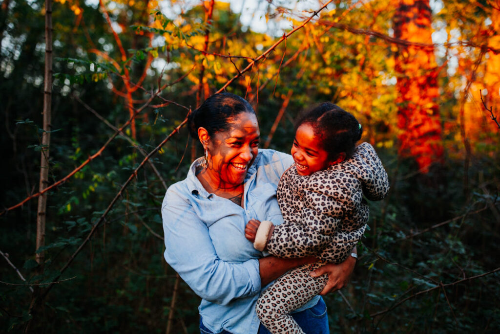 Séance photo en forêt famille Anglet, pays basque
