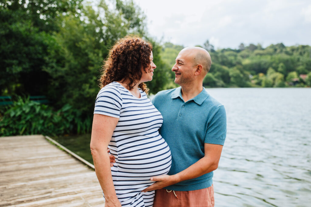 Séance photo au bord du lac Mouriscot Biarritz, pays basque